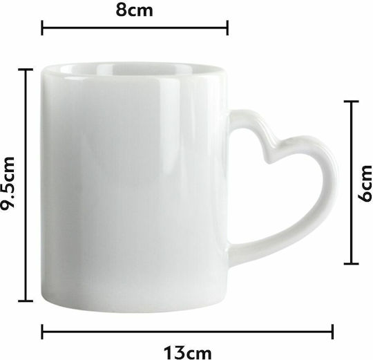 Koupakoupa Becher Keramik Weiß 330ml