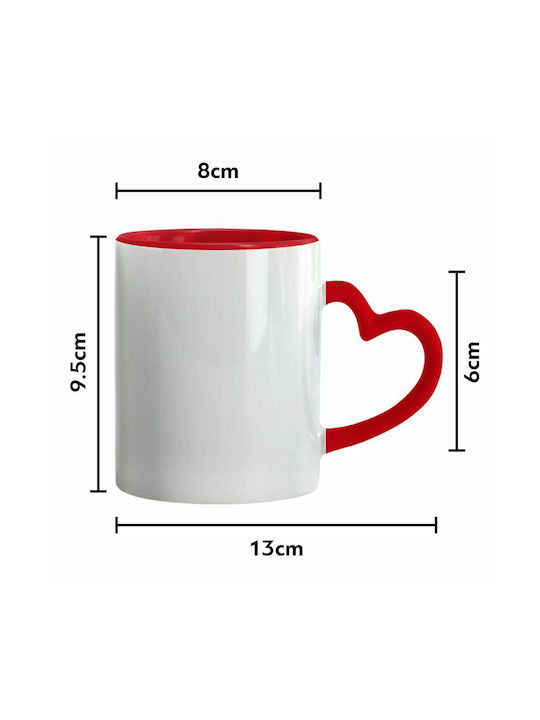 Koupakoupa Super Cană Ceramică Albă 330ml