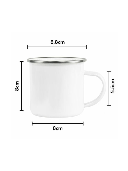 Koupakoupa Enamel Cup White 330ml