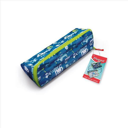 Maped Pencil Case Barrel Blue
