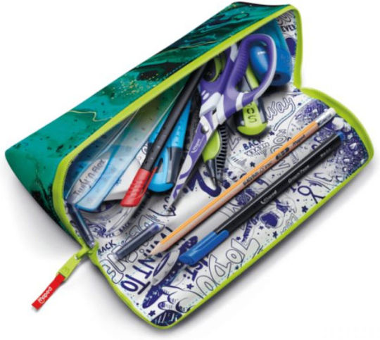 Maped Pencil Case Barrel Green