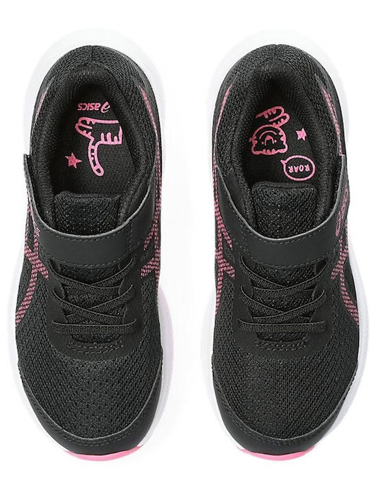 Patriot 13 Kids Sports Shoes Running with Hoop & Loop Closure Black
