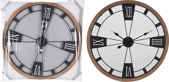 Lumarko Analoge Hölzernes Braune Wanduhr Ø70cm