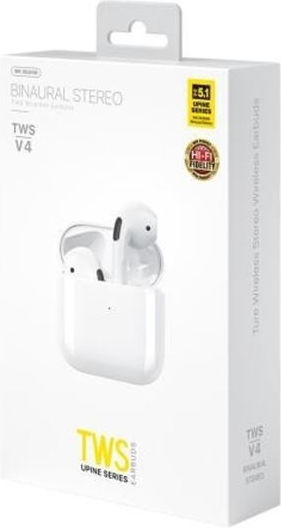 WK V4 In-Ear Bluetooth-Freisprecheinrichtung Kopfhörer mit Ladeetui Weiß