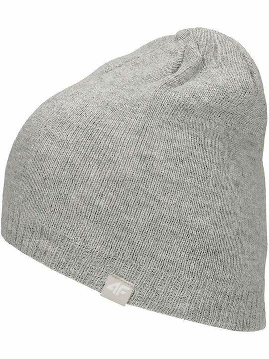 4F Knitted Beanie Cap Gray H4Z19-CAM061-25M