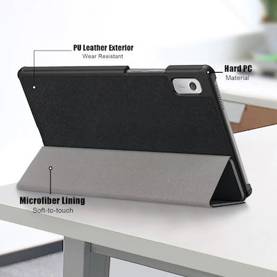 Techsuit FoldPro Flip Cover Synthetic Leather Black (Lenovo Tab M8 Gen 4 8)
