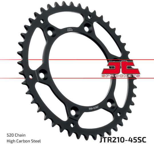 JT Sprockets Γρανάζι Πίσω για Honda XR