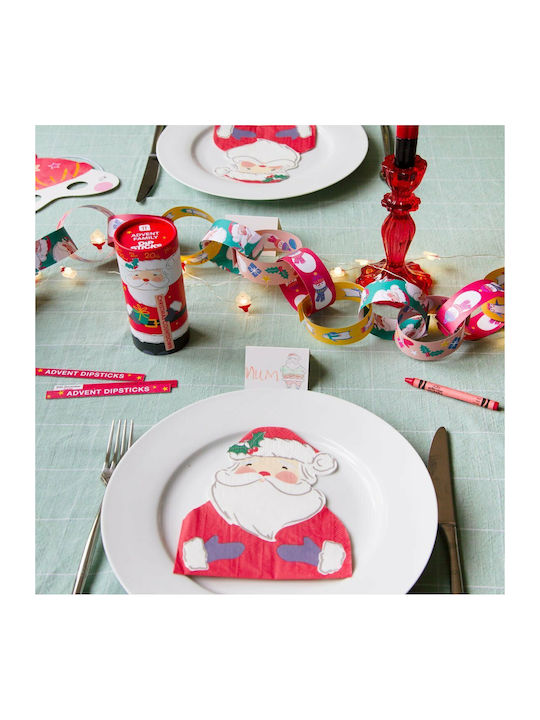 Set Weihnachtsservietten Einweg L16.2xB11.7xD1cm. 16Stück