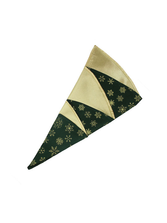 JFashion Christmas Towel Fabric Green L28.5xW14.5xD28.5cm.