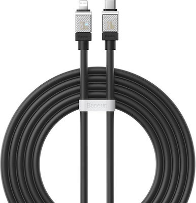 Baseus CoolPlay USB-C la Cablu Lightning Negru 2m (CAKW000101)