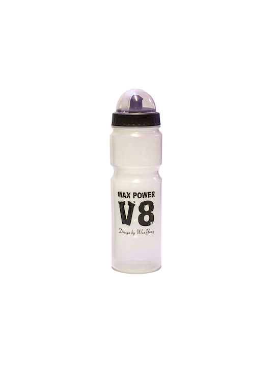 V8 Max Power T27830 Cycling Plastic Water Bottle 750ml Transparent