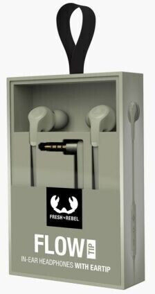 Fresh 'n Rebel Flow Tip În ureche Handsfree cu Mufă 3.5mm Dried Green