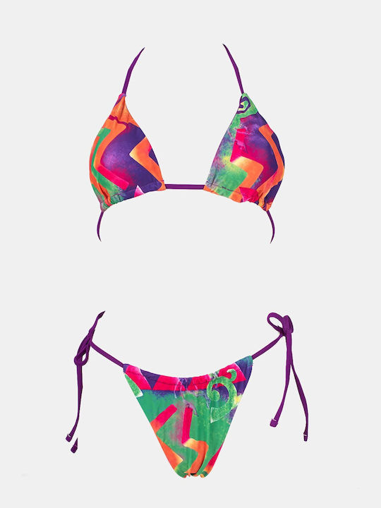 Set Bikini Triunghi Cu Burete Detașabil