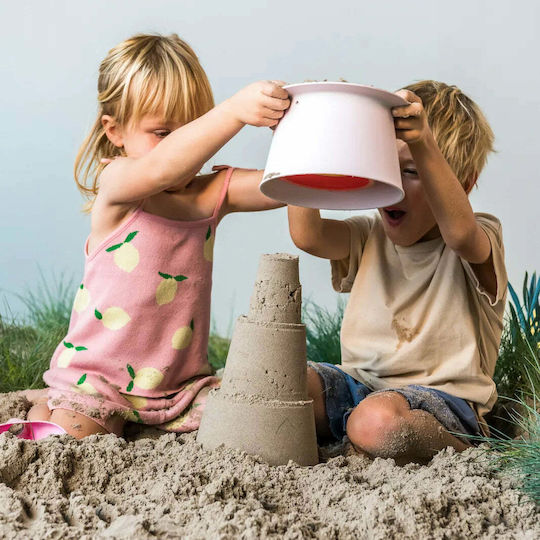 Quut Sand Beach Bucket Set with Accessories Pink 3pcs