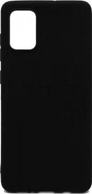 Silicone / Leather Back Cover Black (Redmi 10 / 10 2022)