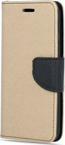 Tel1 Diary Wallet Δερματίνης Χρυσό (Galaxy A52 / A52s)