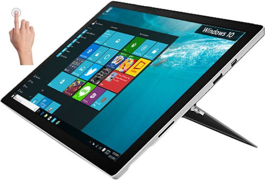 Microsoft Surface Pro 12.3" Tablet (4GB/128GB/m3-7Y30/Windows 10 Pro) Ασημί