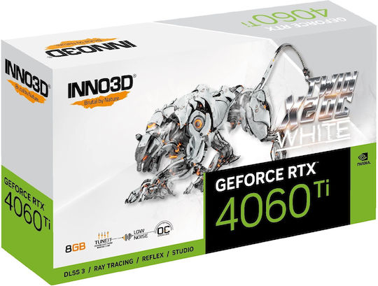 Inno 3D GeForce RTX 4060 Ti 8GB GDDR6 Twin X2 OC White Graphics Card