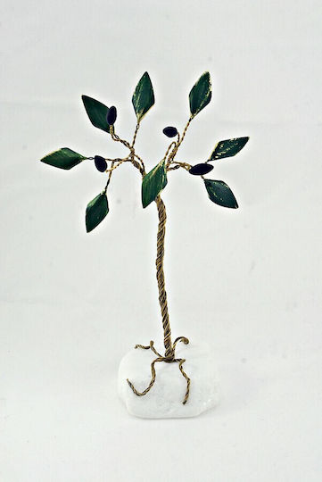 Epilekton Art Dekorative Olive aus Kupfer 9x9cm 1Stück