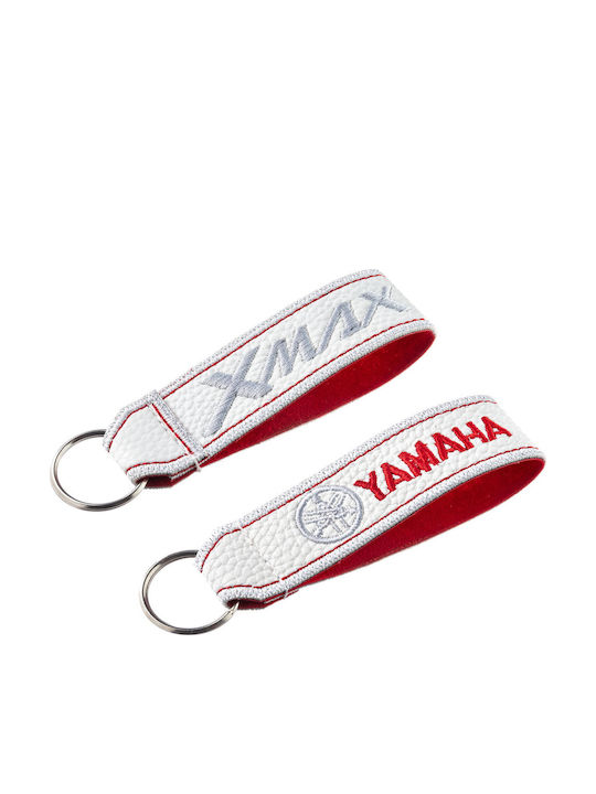 Yamaha Schlüsselanhänger Leder Schwarz