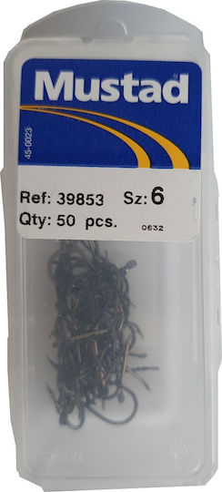 Mustad 39853 Angelhaken-Set 25Stück No1