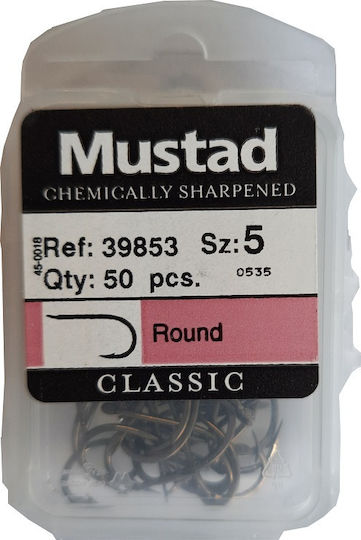 Mustad 39853 Angelhaken-Set 50Stück No4