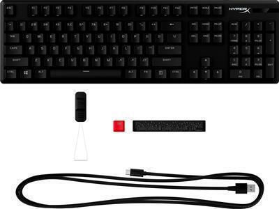 HyperX Alloy Origins PBT Gaming Mechanical Keyboard with HyperX Blue switches and RGB lighting (English US)