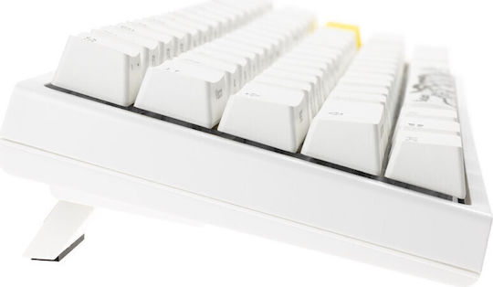 Ducky One 2 Pro Mini Gaming Mechanical Keyboard 60% with Gateron Yellow switches and RGB lighting (English US) White