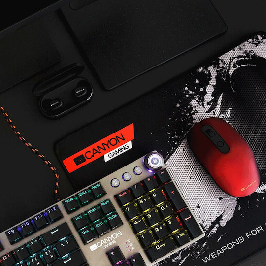 Canyon Nightfall Gaming Mechanical Keyboard with Custom Black Switches and RGB Lighting English US