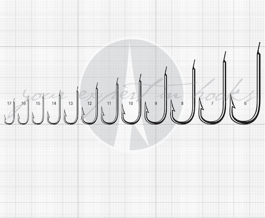 VMC Sea Round 1x Strong 9747 PS Fishing Hooks Set 1000pcs
