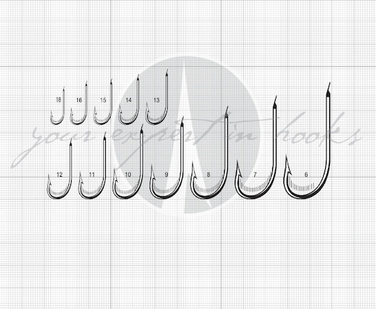 VMC Sea Kirby 9744 PS Fishing Hooks Set 100pcs No15