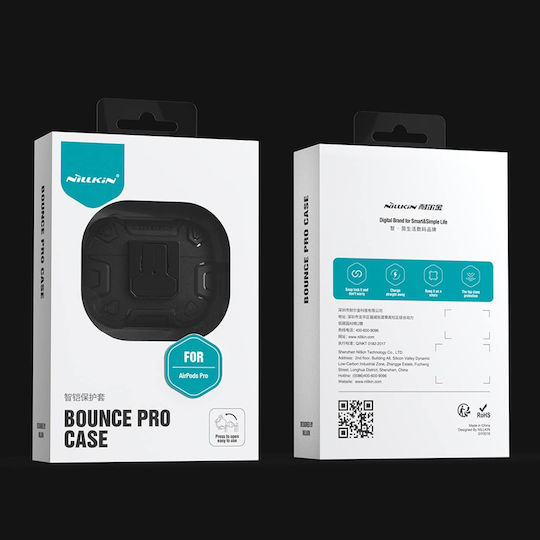 Nillkin Bounce Pro Θήκη Πλαστική σε Μαύρο χρώμα για Apple AirPods Pro