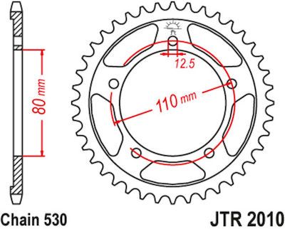 JT Sprockets Hinteres Ritzel für Triumph Tiger