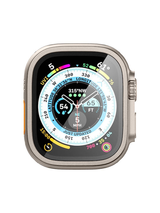 Spigen Glas.TR Slim Pro Μεταλλική Θήκη Titanium για το Apple Watch Ultra 49mm