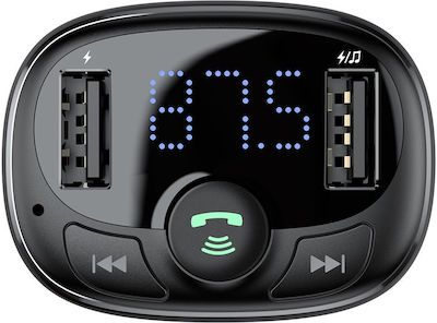 Baseus FM Transmitter Αυτοκινήτου mit Bluetooth / MicroSD / USB