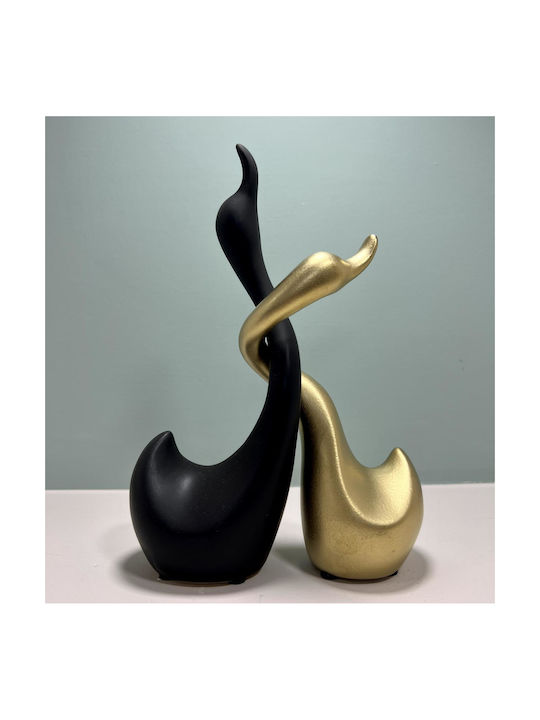 Karvounis Decorative Swans Set Porcelain 17x9x25cm 2pcs