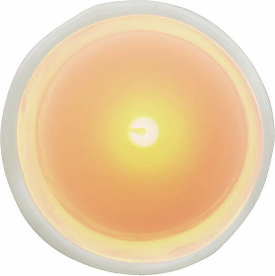 Relaxdays Decorative Lamp Wax Polish White
