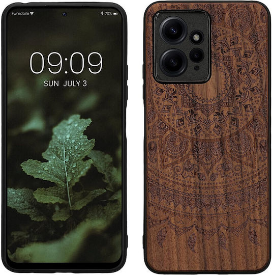KWmobile Back Cover Ξύλινο Καφέ (Redmi Note 12 4G)