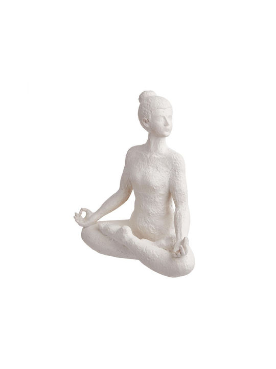 Butlers Dekorativ Statuette aus Polyresin Lotus 18x18x15cm 1Stück