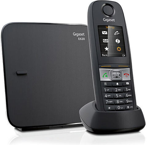 Gigaset E630 Безжичен Телефон Черен