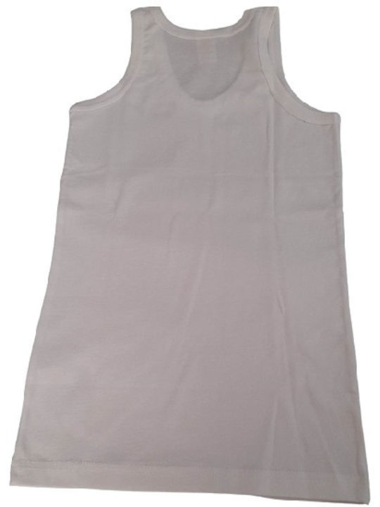 Αφοί Γιαννακόπουλοι Kids Tank Top White 1pcs