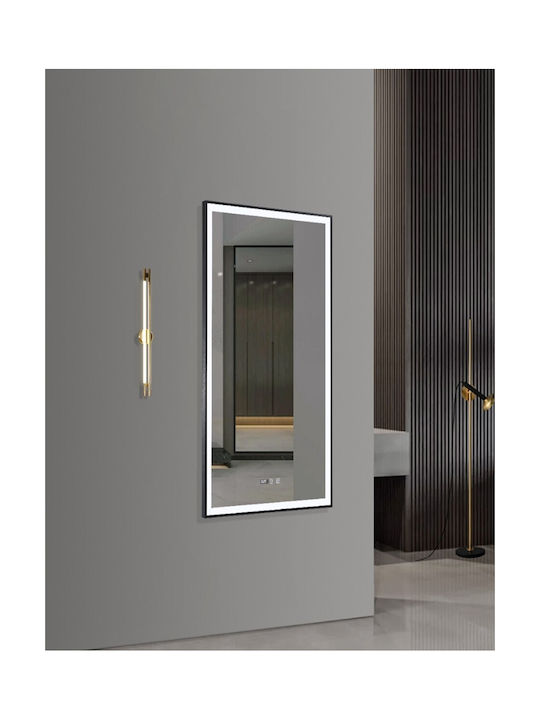 Sparke Wall Mirror with Metallic Frame 100x60cm 1pcs