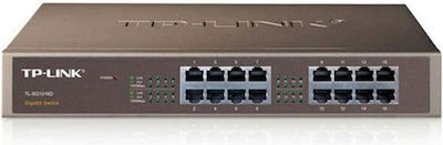 TP-LINK TL-SG1016D V10 v10 Unverwaltet L2 Switch mit 16 Ports Gigabit (1Gbps) Ethernet