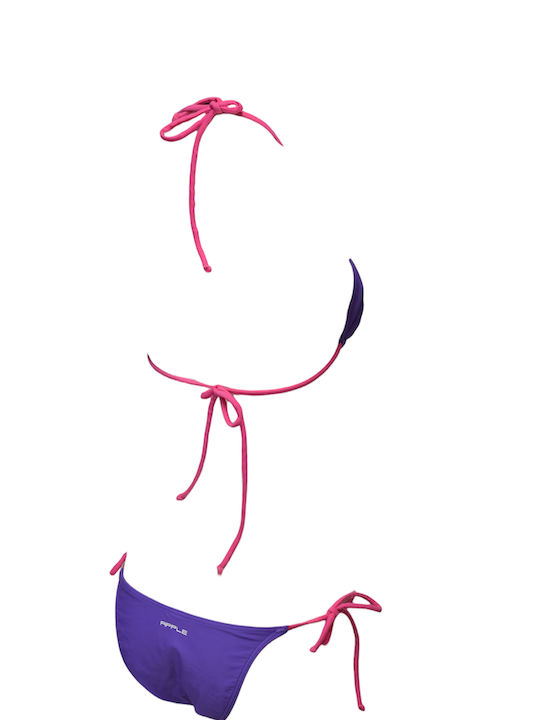 Set Bikini Τριγωνάκι Μωβ