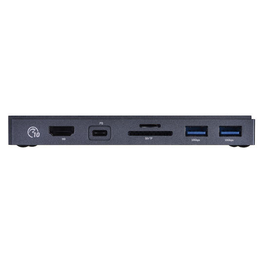 Orico 9in1 + SSD Enclosure USB-C Docking Station mit HDMI 4K Ethernet Schwarz