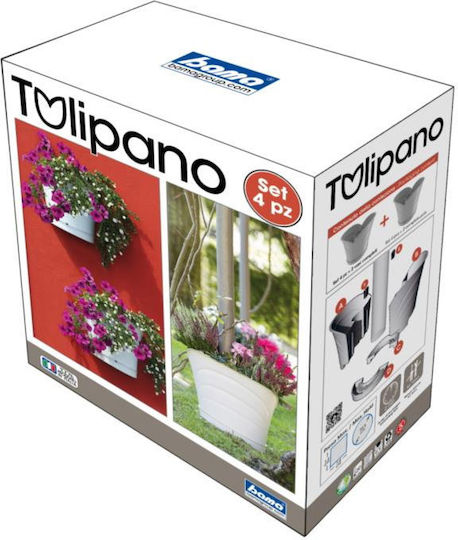 Bama Set 4 Töpfe Kunststoff