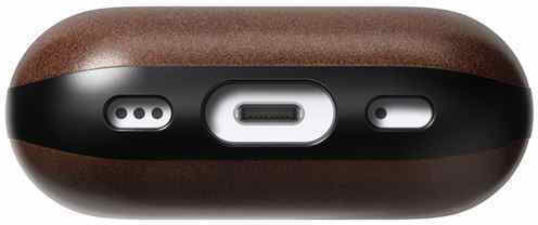 Nomad Modern Leather Калъф в Кафяв цвят за Apple AirPods Pro