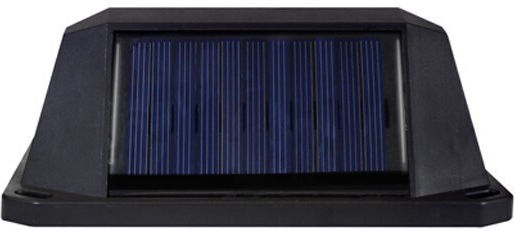Vito Wall Mounted Solar Light 3W 170lm Cold White 6400K with Motion Sensor and Photocell IP44