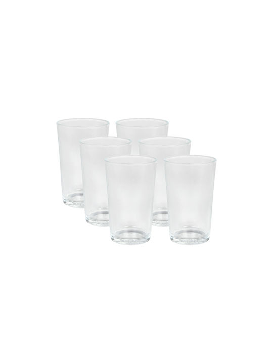 Keskor Set of Glasses Water made of Glass 280ml 6pcs