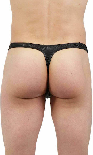 Soiemio Ανδρικό Sexy String Μαύρο
